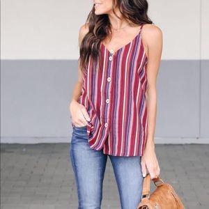 Vici stripe tank